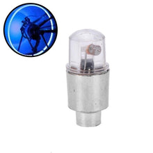 Load image into Gallery viewer, 4pcs Blue LED Auto Car Wheel Tyre Tire Valve Stem Cap Light Lamp Bulb Decoration
